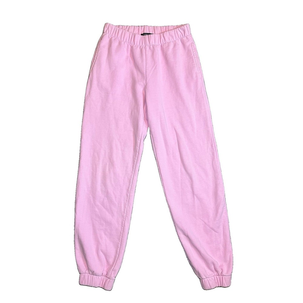 Brandy Melville ONE SIZE Pink Rosa Sweatpants Pull On Joggers‎ Pockets Y2K